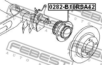 Купить Febest 0282-B10RSA42 по низкой цене в Украине!