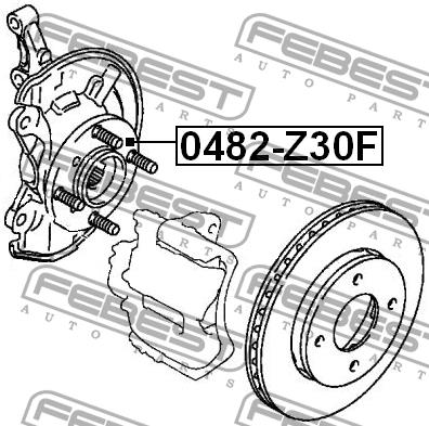 Купить Febest 0482Z30F – отличная цена на EXIST.UA!