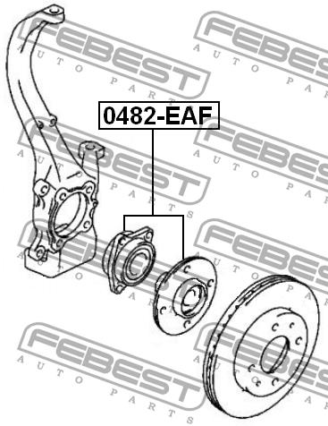 Купити Febest 0482-EAF за низькою ціною в Україні!