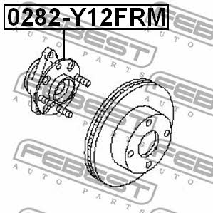 Ступиця колеса передня Febest 0282-Y12FRM