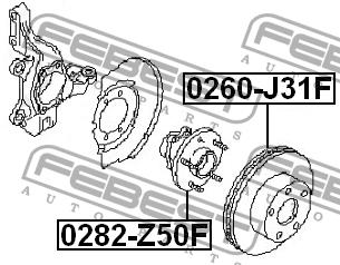 Купить Febest 0282-Z50F по низкой цене в Украине!