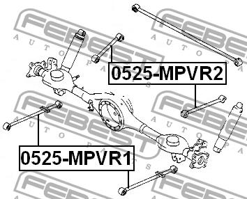 Тяга реактивная Febest 0525-MPVR2