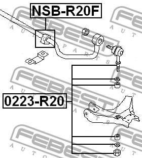 Купить Febest NSBR20F – отличная цена на EXIST.UA!