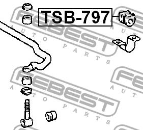 Купить Febest TSB797 – отличная цена на EXIST.UA!