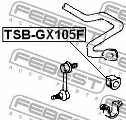 Купить Febest TSB-GX105F по низкой цене в Украине!