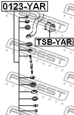 Купить Febest TSBYAR – отличная цена на EXIST.UA!
