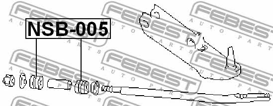 Febest Втулка стабілізатора – ціна 132 UAH