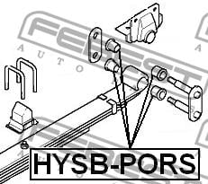 Купить Febest HYSB-PORS по низкой цене в Украине!