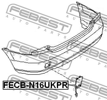 Febest Заглушка буксировочного крюка – цена 807 UAH