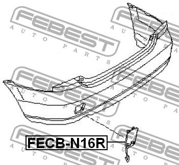Купити Febest FECBN16R – суперціна на EXIST.UA!