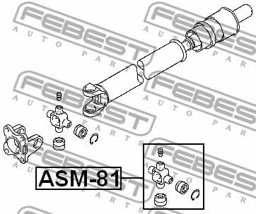 Купити Febest ASM81 – суперціна на EXIST.UA!