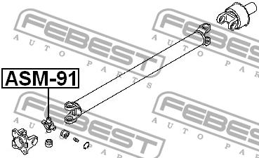 Febest Крестовина вала карданного – цена 603 UAH