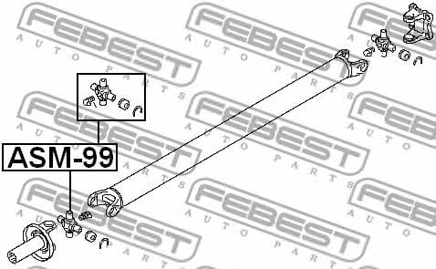 Купить Febest ASM-99 по низкой цене в Украине!