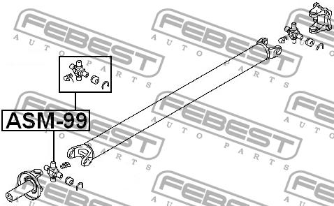 Купить Febest ASM99 – отличная цена на EXIST.UA!