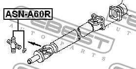 Крестовина вала карданного Febest ASN-A60R