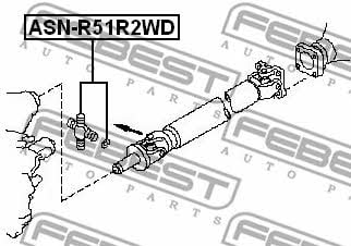 Купить Febest ASN-R51R2WD по низкой цене в Украине!