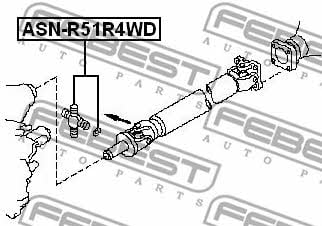 Купить Febest ASN-R51R4WD по низкой цене в Украине!