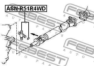 Купити Febest ASN-R51R4WD за низькою ціною в Україні!