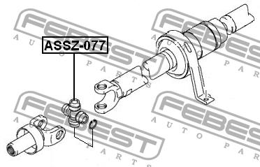 Крестовина вала карданного Febest ASSZ-077