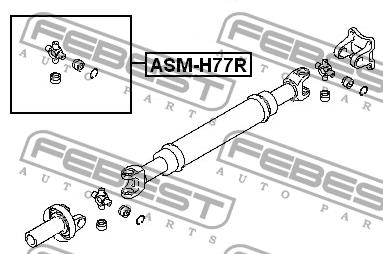 Купить Febest ASMH77R – отличная цена на EXIST.UA!