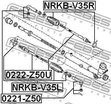 Купить Febest 0221Z50 – отличная цена на EXIST.UA!