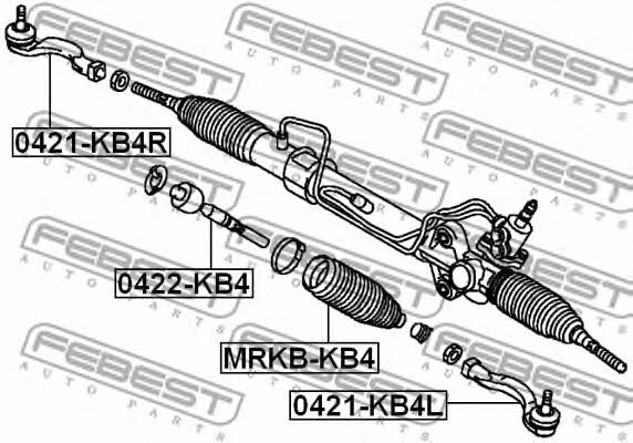 Купить Febest 0421-KB4R по низкой цене в Украине!
