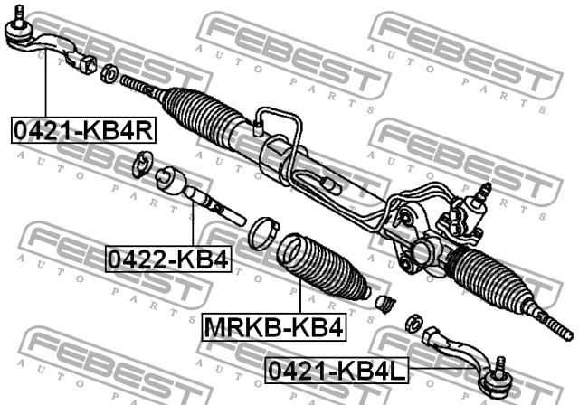 Купить Febest 0421KB4R – отличная цена на EXIST.UA!