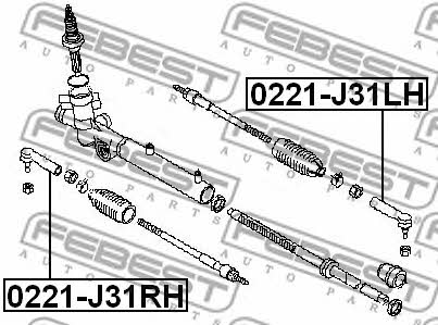 Купить Febest 0221J31RH – отличная цена на EXIST.UA!