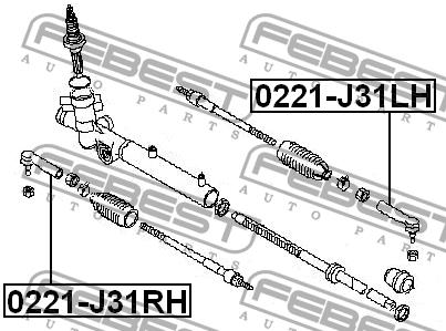 Купить Febest 0221-J31RH по низкой цене в Украине!