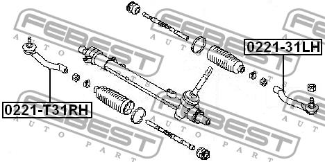 Купить Febest 0221T31RH – отличная цена на EXIST.UA!
