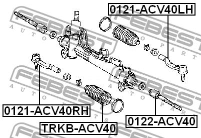 Купить Febest 0121ACV40RH – отличная цена на EXIST.UA!