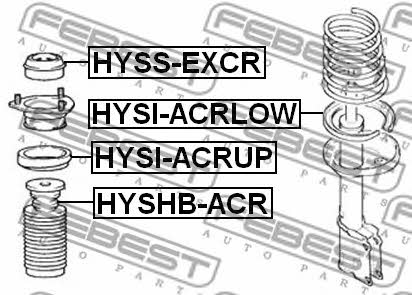Купить Febest HYSS-EXCR по низкой цене в Украине!