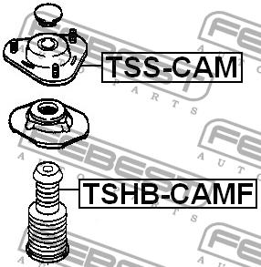Опора переднього амортизатора Febest TSS-CAM