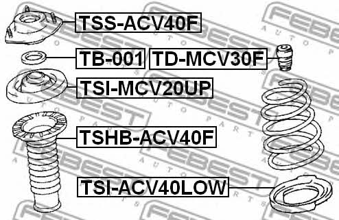 Купити Febest TSS-ACV40F за низькою ціною в Україні!