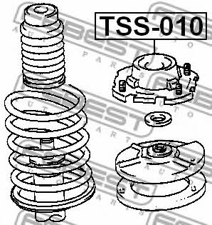 Опора переднего амортизатора Febest TSS-010