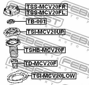 Купити Febest TSS-MCV20FR за низькою ціною в Україні!