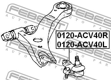 Купить Febest 0120ACV40L – отличная цена на EXIST.UA!