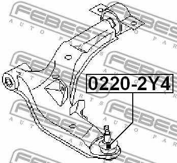 Шаровая опора Febest 0220-2Y4