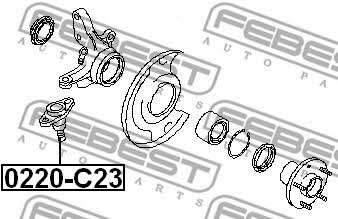 Шаровая опора Febest 0220-C23