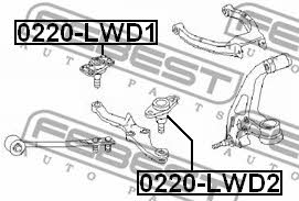 Купить Febest 0220LWD2 – отличная цена на EXIST.UA!