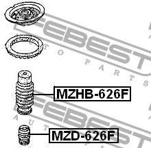 Febest Отбойник амортизатора переднего – цена 303 UAH