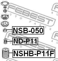 Купить Febest NDP11F – отличная цена на EXIST.UA!