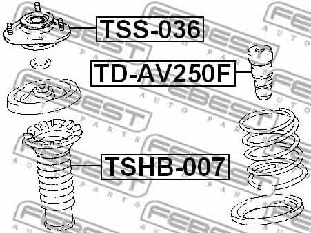 Купить Febest TD-AV250F по низкой цене в Украине!