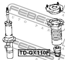 Febest Отбойник амортизатора переднего – цена 300 UAH