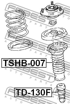 Febest Отбойник амортизатора переднего – цена 396 UAH