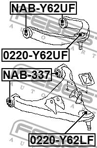 Купить Febest 0220-Y62LF по низкой цене в Украине!