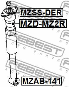 Купить Febest MZDMZ2R – отличная цена на EXIST.UA!