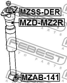 Купить Febest MZD-MZ2R по низкой цене в Украине!