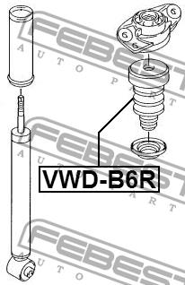 Купить Febest VWD-B6R по низкой цене в Украине!