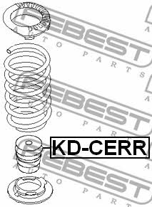 Отбойник амортизатора заднего Febest KD-CERR